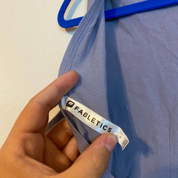 FABLETICS Purple Makena Twist Open Back Activewear Tank Top Size Large - Picture 9 of 9